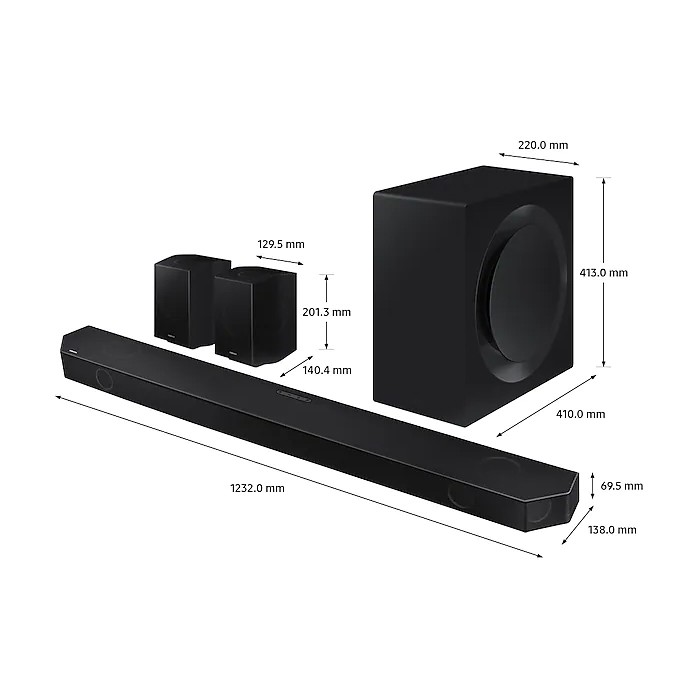 Samsung Soundbar True 11.1.4ch Wireless Dolby Atmos - HW-Q990B